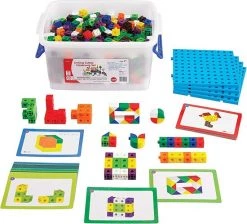 Edx Education Linking Cubes 2 Cm | XL Set Met 500 Centicubes Blokjes | Duurzaam Open Einde Speelgoed