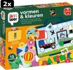 2x Jumbo Ik Leer Vormen & Kleuren - Educatief Spel